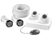 Kit DVR 4 Canais 4 Câmeras HD 720p Multilaser - SE118 Kit DVR 4 Canais 4 Câmeras HD 720p Multilaser - SE118