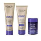 Kit Dynamic Shampoo + condicionador + caps Antiqueda, Força E Crescimento Lowell