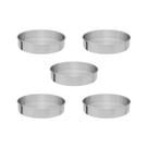 Kit e Atacado Forma Redonda Torta Salgada Lisa 15x3,5 com 5 Peças