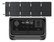 Kit EcoFlow River 3 Plus 270Wh 127V + Painel Solar 45W Energia Portátil Camping Emergencia