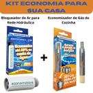 Kit Economia Bloqueador de ar para rede Hidraulica mais Economizador de Gás