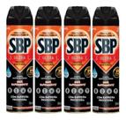 Kit Econômico com 4 Inseticidas SBP Ultra 380ml Ação Poderosa Contra Insetos Rasteiros