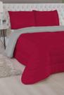 kIT Edredom Casal King Euphoria Dupla Face Vermelho Cinza com 3 Peças