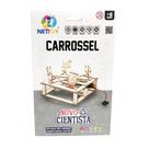 Kit educacional robótica experiencia steam novo cientista carrossel
