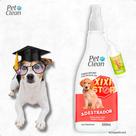 KIT Educador Sanitário Pet Clean para Cães Cachorro e Gatos Xixi Stop + Xixi Sim