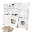 Kit Educativos Cozinha Infantil e Máquina de Lavar Infantil