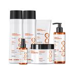 Kit Eico Professional Força e Crescimento Shampoo Condicionador Mascara Fluido Leave-in Tonico Kit Eico Professional Força e Crescimento Shampoo Condicionador Mascara Fluido Leave-in Tonico