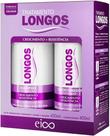 Kit eico shampoo 450ml + condicionador 400ml para cabelos longos