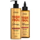 Kit Eico Toque Final Shampoo 515ml Máscara Líquida Lamelar 200ml