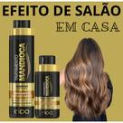 Kit Eico Tratamento Mandioca Shampoo 800ml + Condicionador 450ml Crescimento Fortalecimento Hidrataç