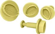 Kit ejetor marcador folha c/ 4 peças Blue star