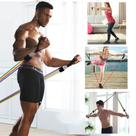 Kit Elastico Extensor 11 Peças Treino Academia Exercícios Musculação Yoga Pilates