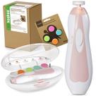 Kit Eléctrico Haakaa para Limar Uñas de Bebé con Almohadillas de Repuesto