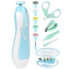 Kit elétrico 12 em 1 para aparar unhas de bebê Qunlions Life