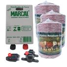 Kit Eletrificador Rural Cerca Eletrica Gado cavalos Completo - 1500 M