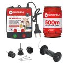 Kit Eletrificador Rural Gado Boi Caes 500m - Sentinela