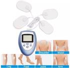 Kit Eletroestimulação TENS Digital Com 4 Placas Massageador De Pulso Elétrico Para Bem Estar Wow