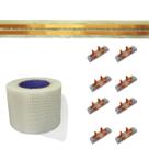 Kit Eletrofita 2 Vias 10a 5 Metros - 8 Conectores Inline Wago
