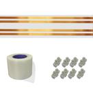 Kit Eletrofita 4 Pistas 3 Metros 750V 10A