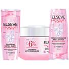 Kit Elseve Glycolic Gloss Shampoo Condicionador 200ML Máscara Creme de Tratamento Loréal Paris