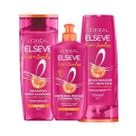 KIT Elseve Liso dos Sonhos AHA Shampoo + Cond. + Creme 200ml