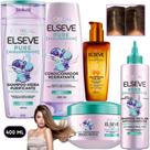 Kit Elseve Pure Hialurônico Shampoo Micelar Antioleosidade