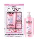Kit Elseve Shampoo 375ml + Condicionador 170ml + Creme De Pentear Glycolic Gloss 250ml