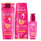 Kit Elseve Shampoo 400ml + Condicionador 400ml + Sérum Liso Dos Sonhos Liquid Hair