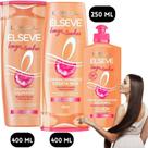 Kit Elseve Shampoo Condicionador Creme Para Pentear Anti-Corte Longo dos Sonhos Loreal Paris 400 ML