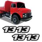 Kit Emblema 1313 Mercedes Benz Antigo Caminhão Resinado Kit Emblema 1313 Mercedes Benz Antigo Caminhão Resinado