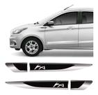 Kit Emblema Ka 1997 A 2021 Lateral Resinado Adesivo 2 Peças