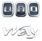 Kit Emblema Letreiro Cromado Fiat Uno Way Kit 2pçs 2011/2017