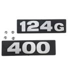 Kit Emblema Letreiro Modelo Potência Compatível Scania 124G + 400 + 4 travas