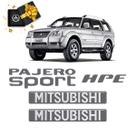 Kit Emblema Pajero Sport Hpe 2009 Adesivo Mitsubishi Grafite Kit Emblema Pajero Sport Hpe 2009 Adesivo Mitsubishi Grafite