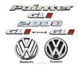 Kit Emblema Pointer Gli 2000 Vw Mala Vw Grade
