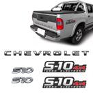 Kit Emblema S10 S. Antônio 4x4 Turbo + Faixa Traseira