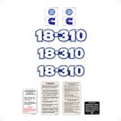 Kit Emblemas 18-310 Caminhão Volkswagen + Cummins - Genérico