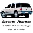 Kit Emblemas Blazer Advantage 2007 Chevrolet Resinados