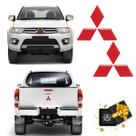 Kit Emblemas L200 Triton 2017 + Volante Logos Refletivos