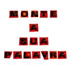 Kit Emblemas Letras - Monte sua Palavra até 13 Letras Black