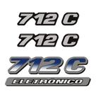 Kit Emblemas Mercedes 712 C Eletrônico Adesivos Resinados Mb Kit Emblemas Mercedes 712 C Eletrônico Adesivos Resinados Mb