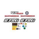 Kit Emblemas Mercedes Benz 2726 Eletrônico Adesivo Resinado Kit Emblemas Mercedes Benz 2726 Eletrônico Adesivo Resinado