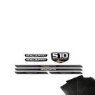 Kit Emblemas Resinados S10 High Country + Soleira Protetora