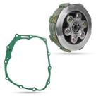 Kit Embreagem C/ Junta Preparada 6 Molas 6 Discos Torken Racing Cg 125 Titan Fan