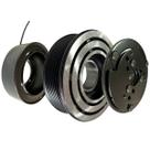 Kit Embreagem Compressor 5h14 Polia 8pk 123mm 12v Chaveta