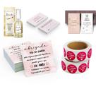 Kit Empreendedor 5 Itens Cartões De Agradecimento + Adesivos + Cheirinho
