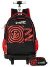 Kit Enaldinho Mochila Rodas 2EM1 + Estojo Triplo Youtuber