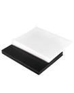 Kit Encadernação A4 50 Capas Lisa Preto + 50 Capas Transparente Line