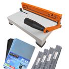 Kit Encadernação Encadernadora Espiral A4-X Marpax + 100 Capas + 100 Espirais Kit Encadernação Encadernadora Espiral A4-X Marpax + 100 Capas + 100 Espirais