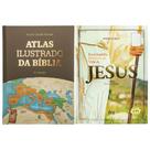 Kit Enciclopédia Histórica da Vida de Jesus + Atlas Ilustrado da Bíblia